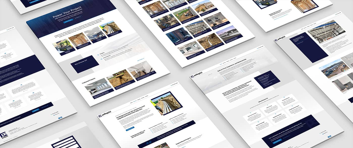 electrical contractor web design